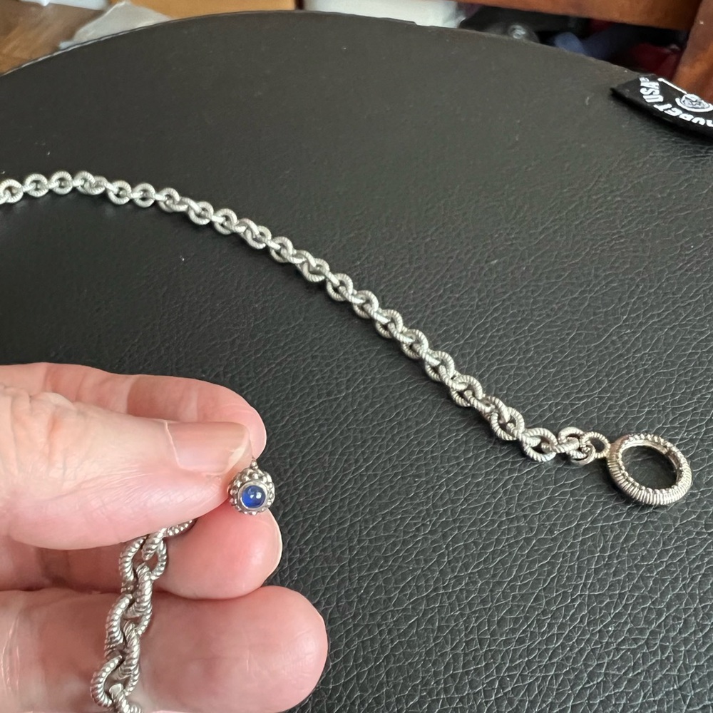Judith Ripka Rolo Link Necklace with Toggle - Picture 5 of 5